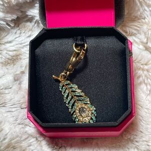 Juicy Couture Charm - Rhinestone Feather